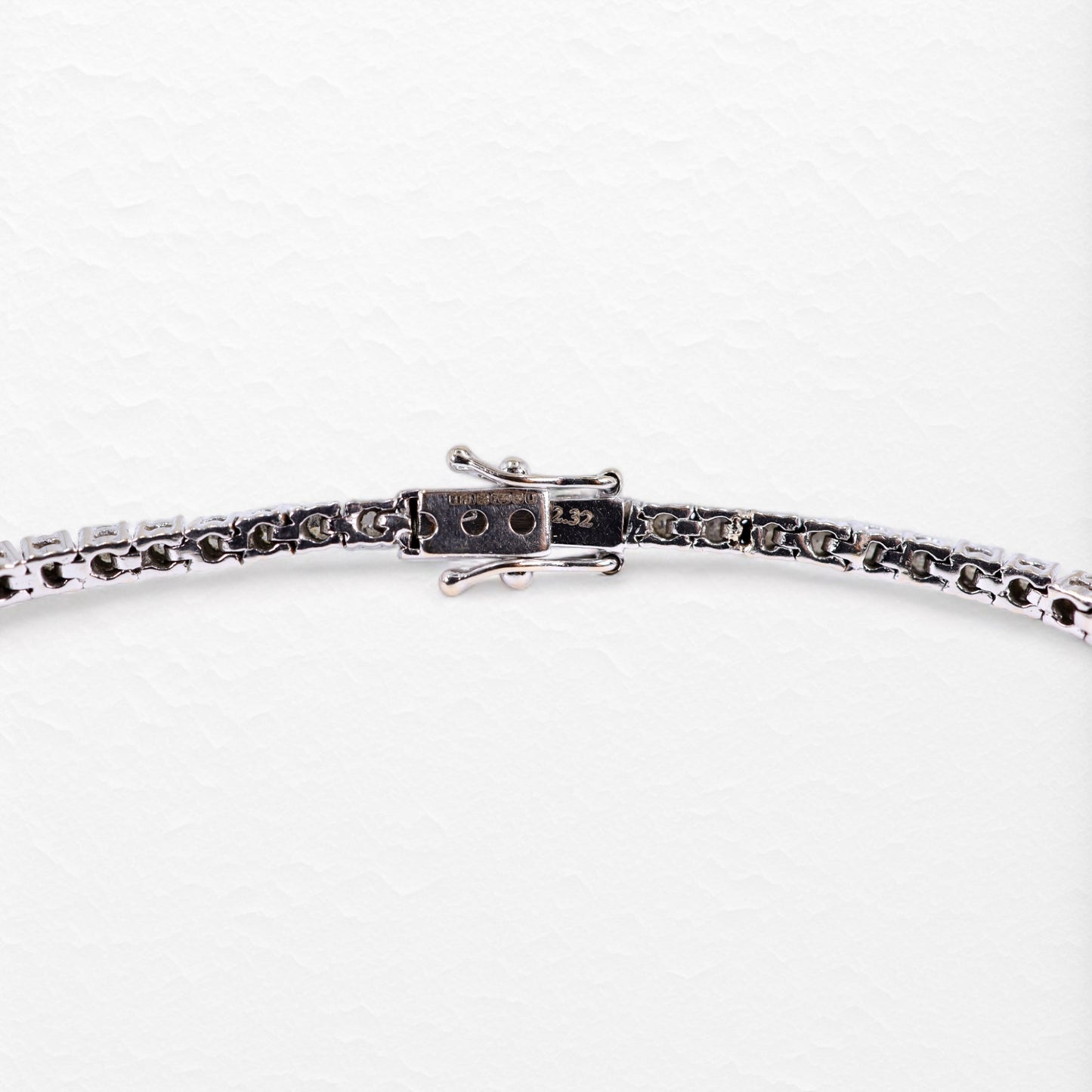 Gleam Tennis Bracelet in White Gold