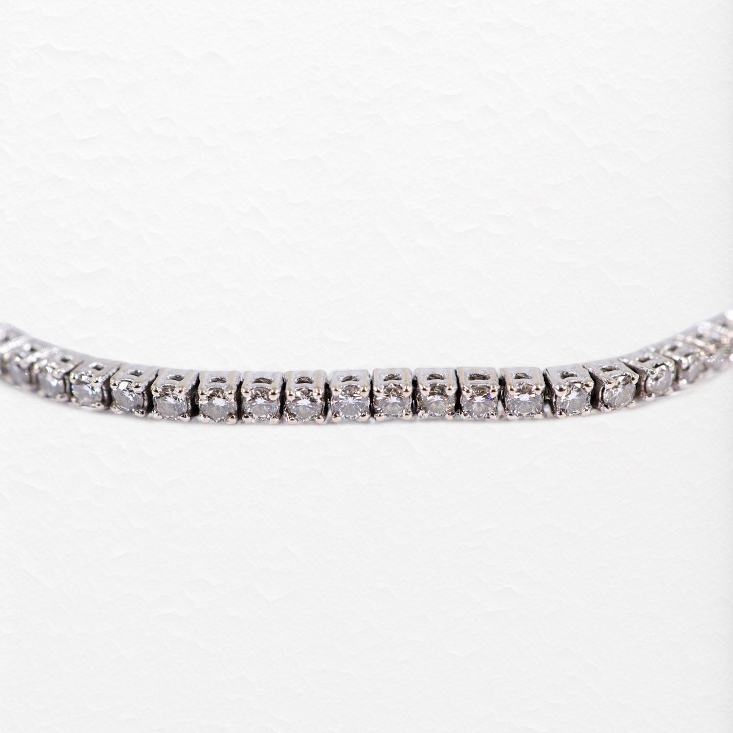 Gleam Tennis Bracelet in White Gold