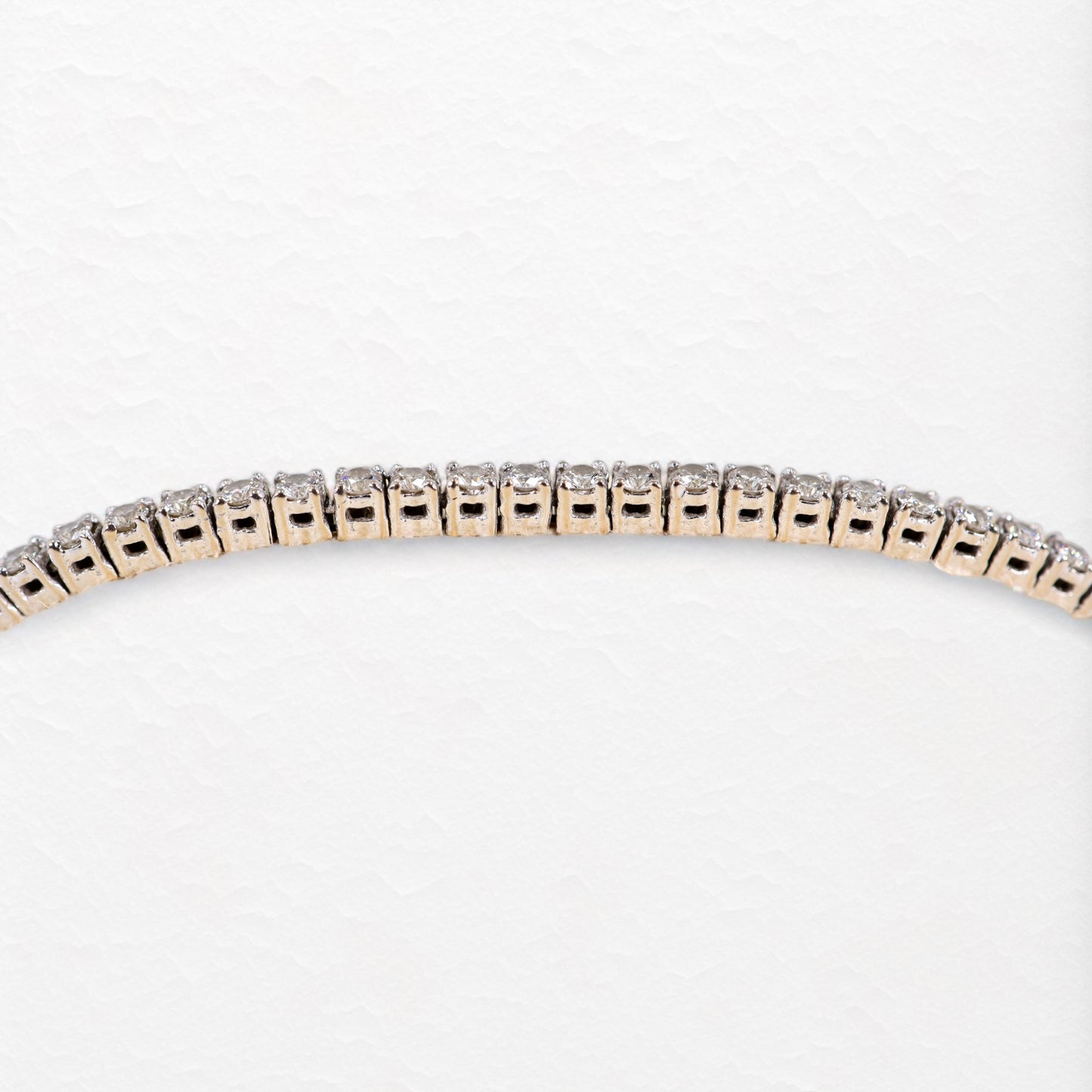 Gleam Tennis Bracelet in White Gold