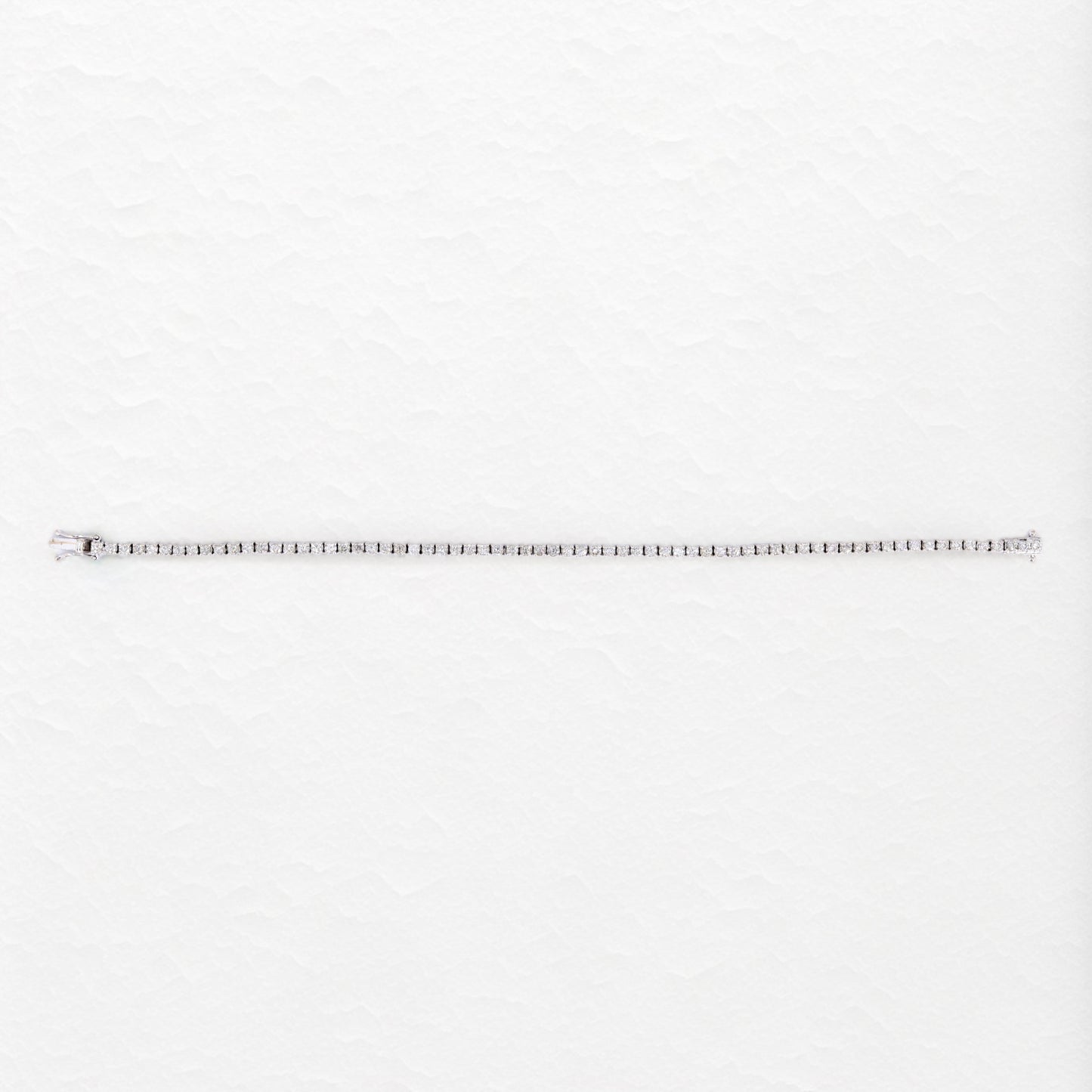 Gleam Tennis Bracelet in White Gold