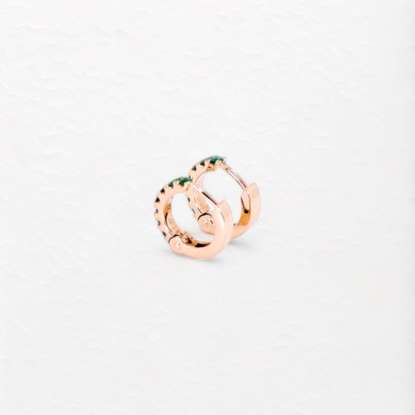 Opulence Huggies Medium in Rose Gold
