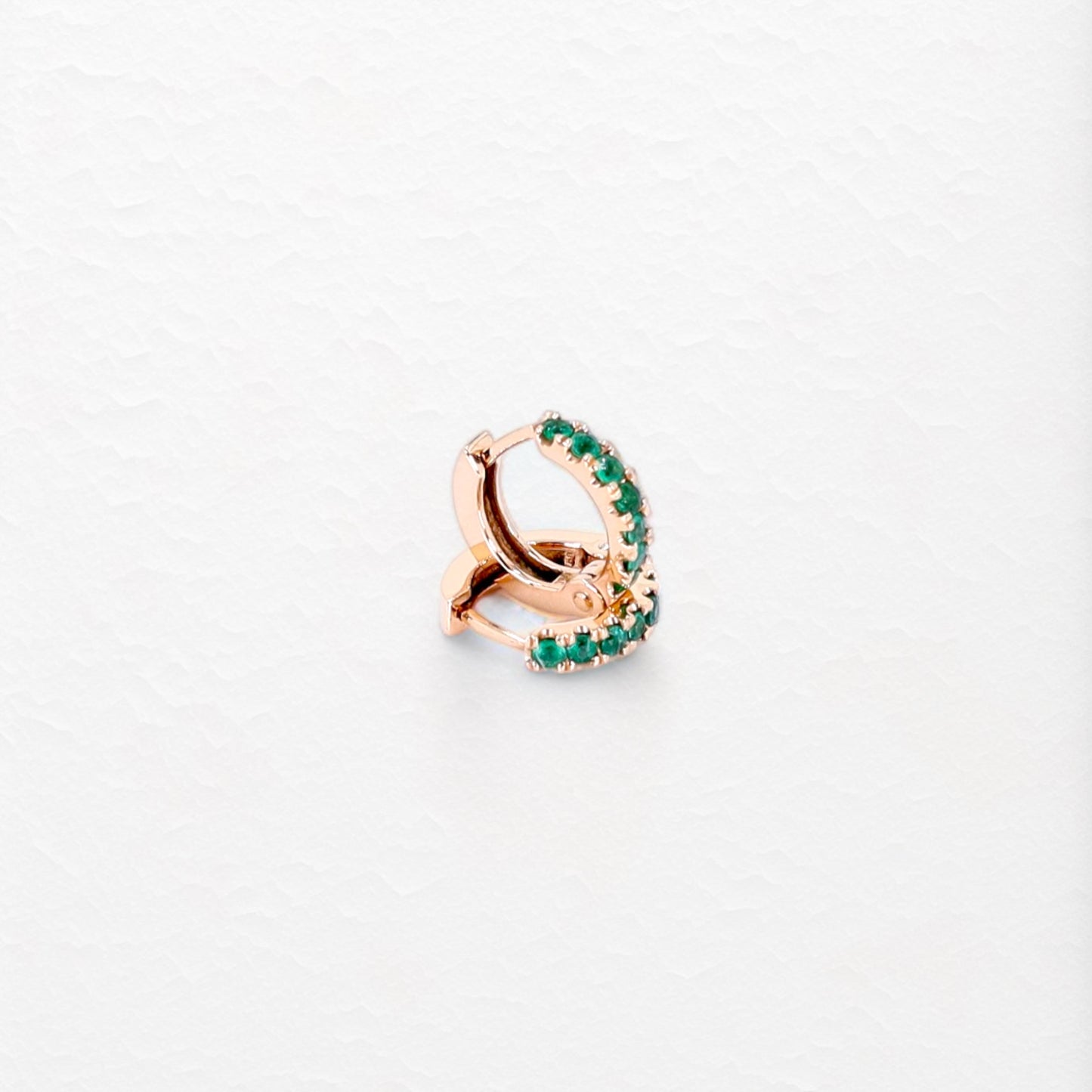 Opulence Huggies Medium in Rose Gold