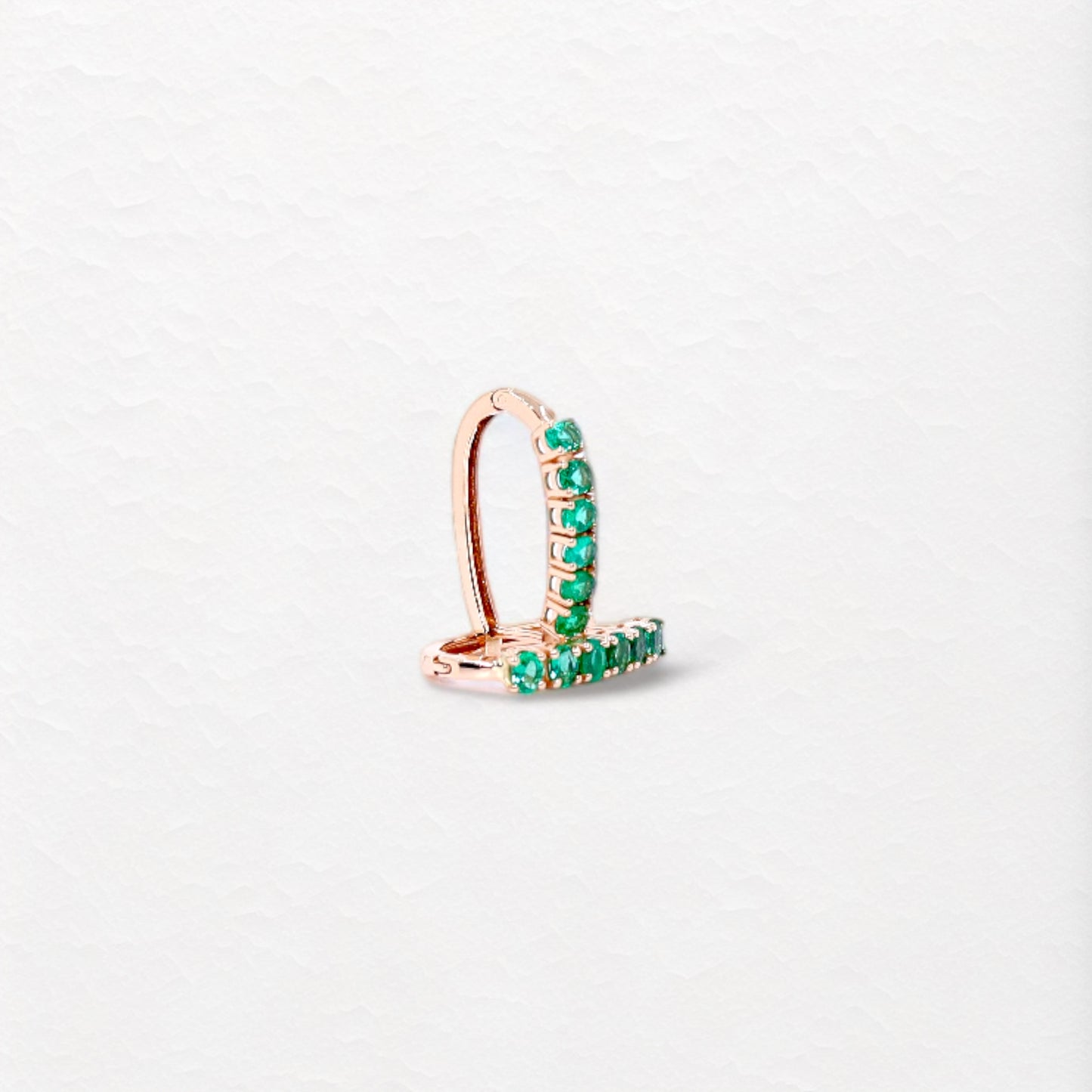 Allure Hoops in Rose Gold