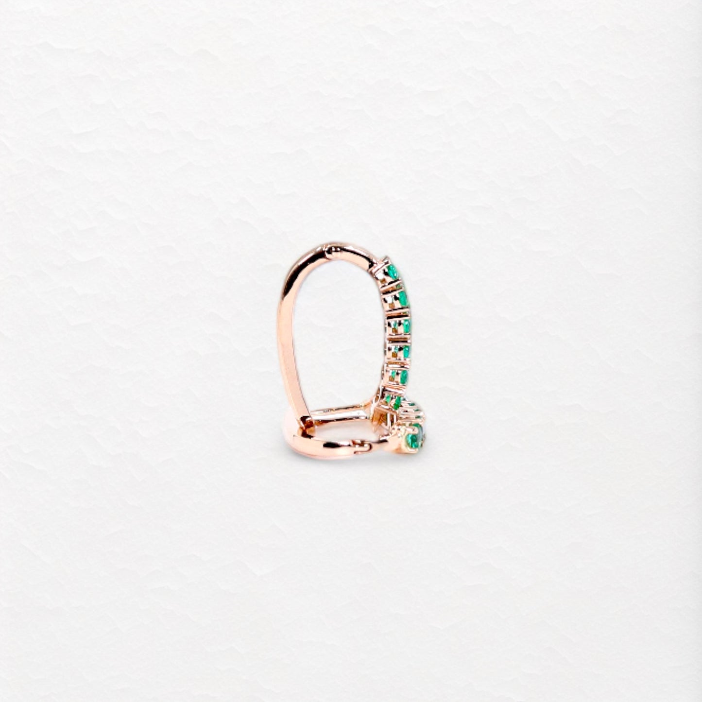 Allure Hoops in Rose Gold