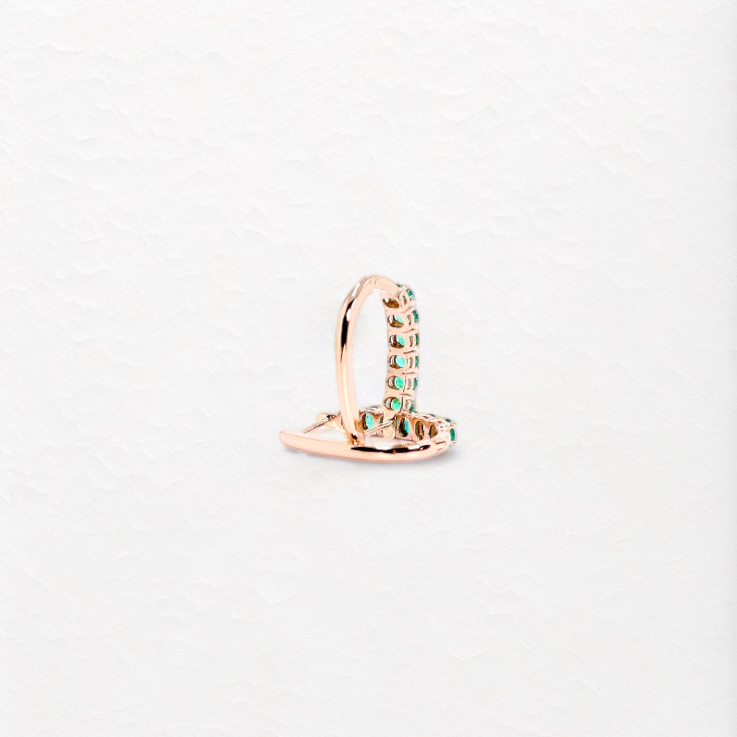 Allure Hoops in Rose Gold