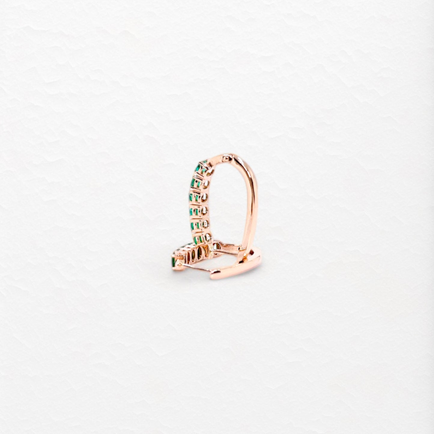 Allure Hoops in Rose Gold