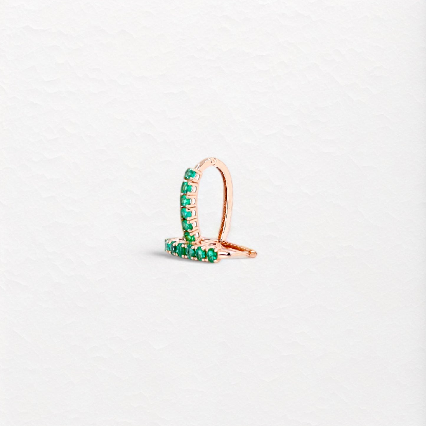 Allure Hoops in Rose Gold