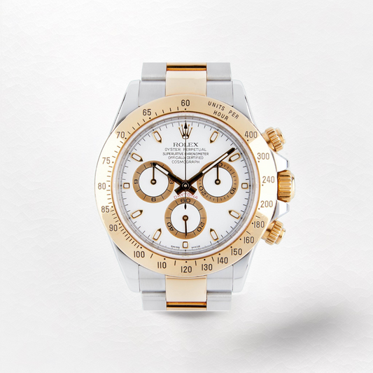 Rolex Daytona White Dial Two-Tone 116523