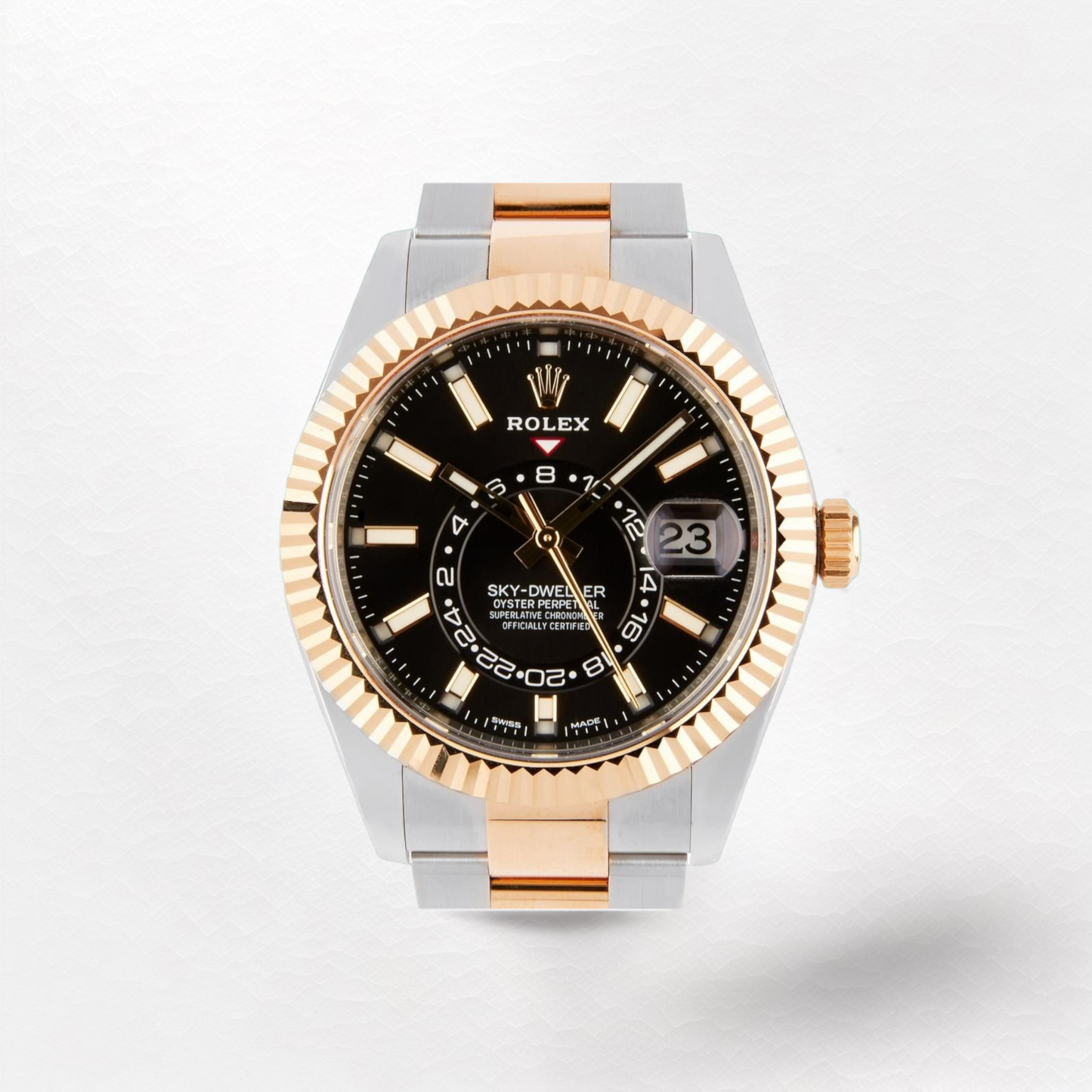 Rolex Sky-Dweller Black Dial Two-Tone 326933