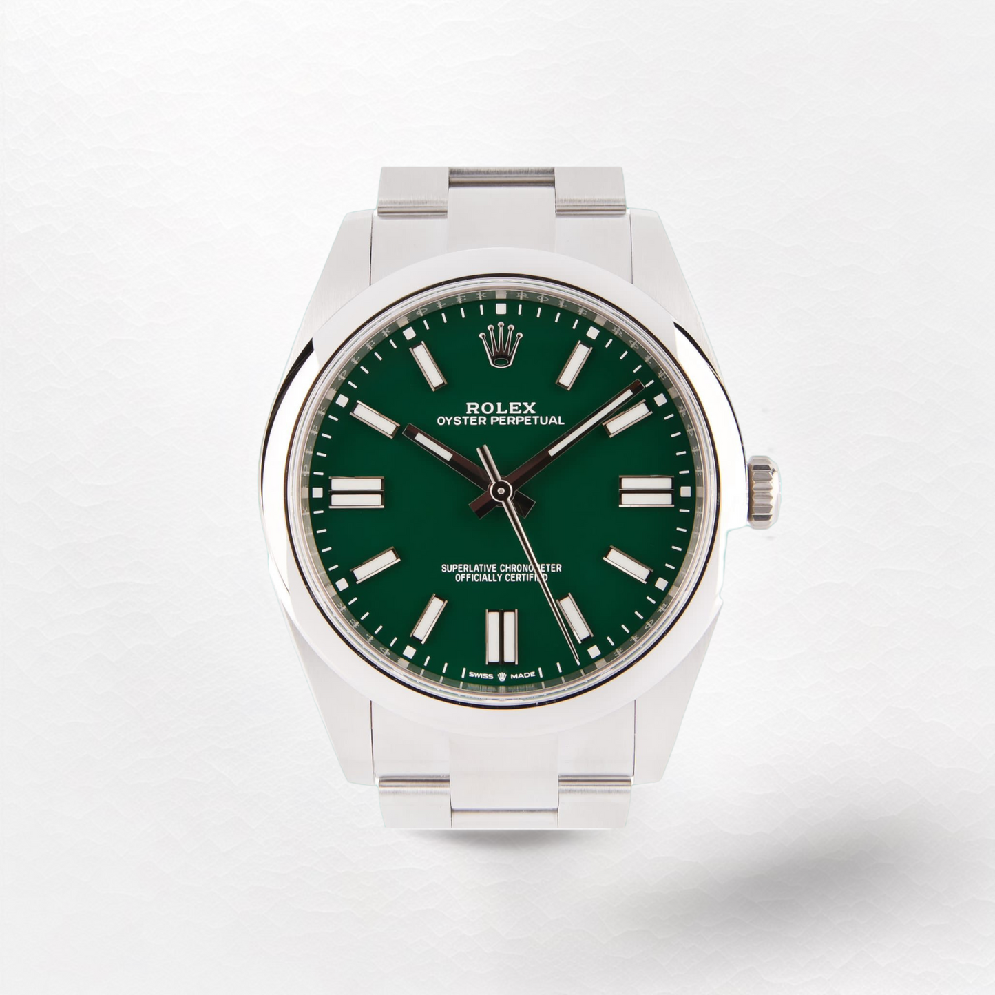 Rolex Oyster-Perpetual Green Dial 124300