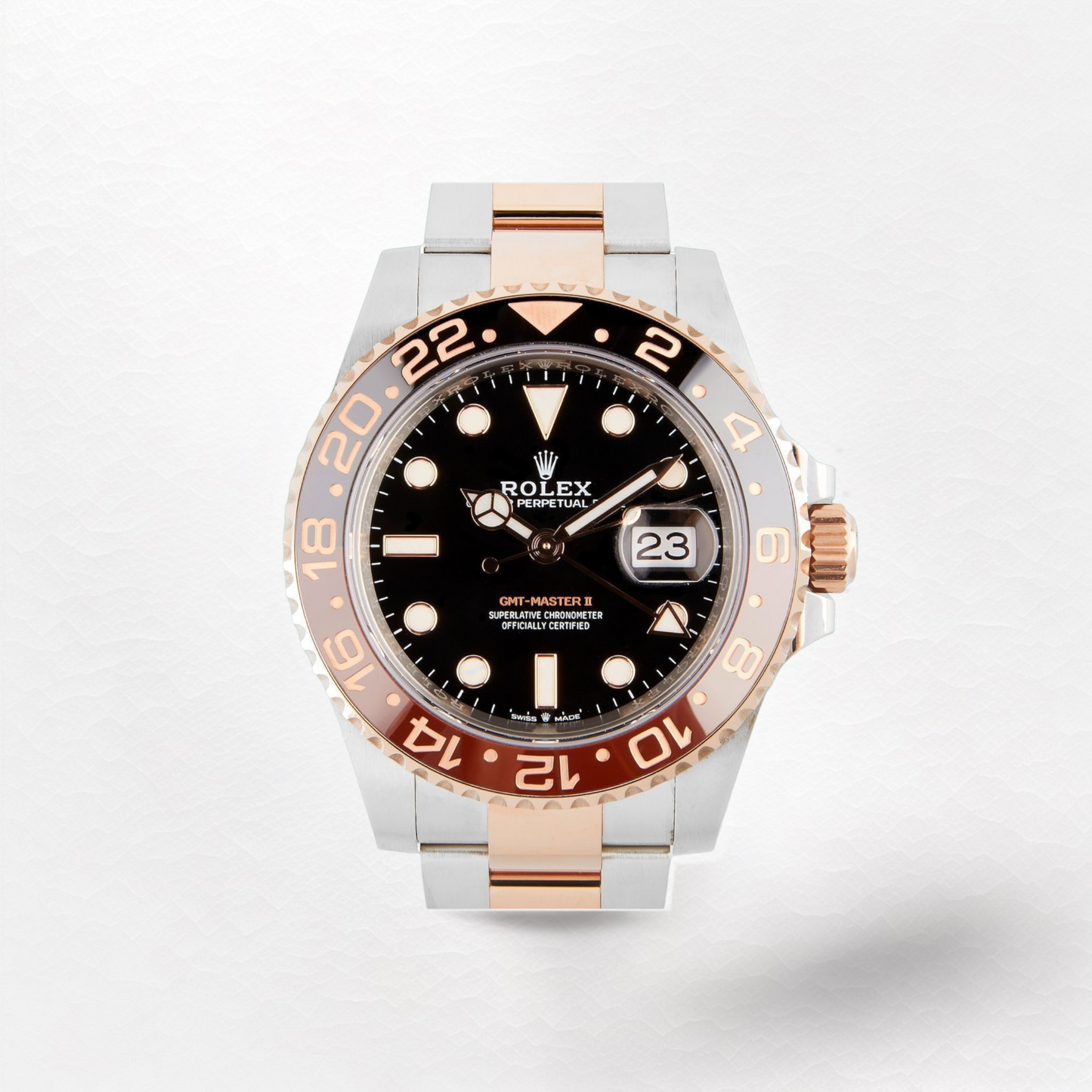 Rolex GMT Master ll "Root-Beer"  Two-Tone 126711CHNR