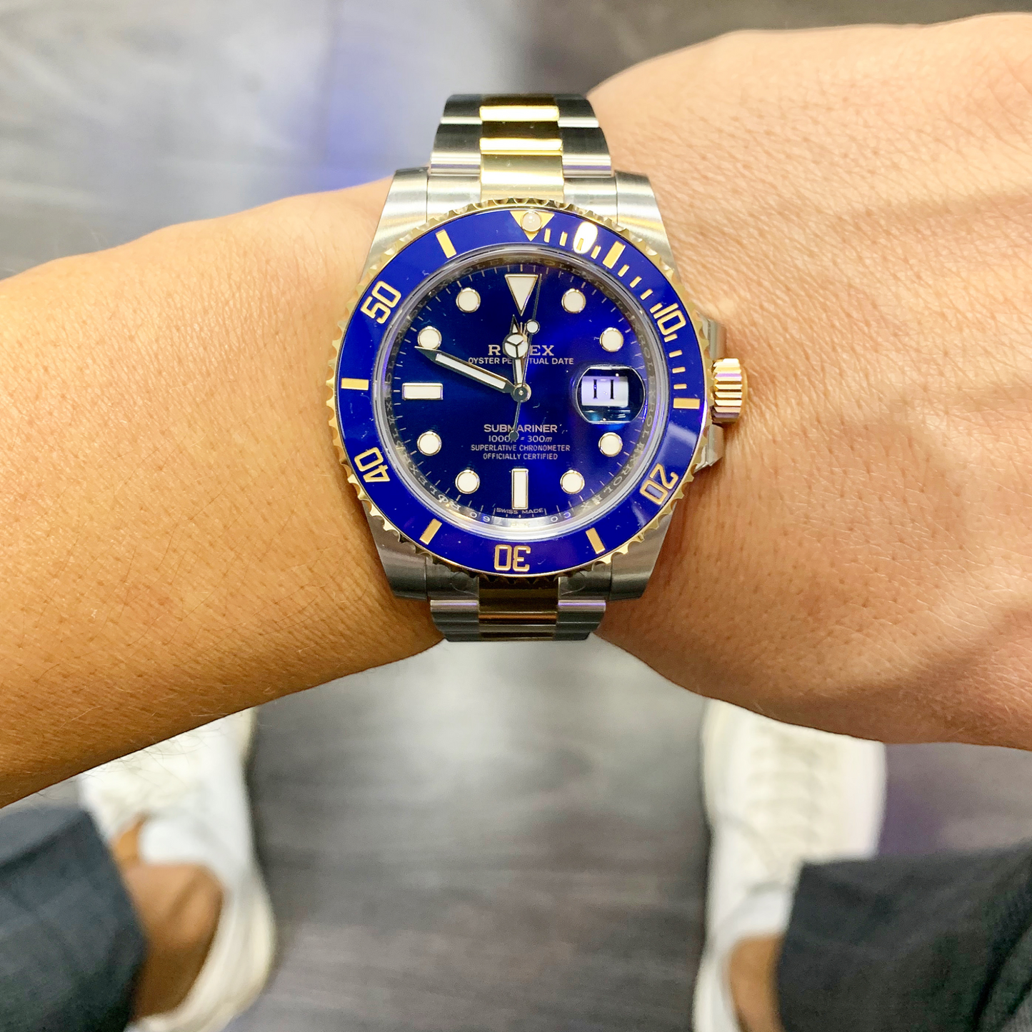 Rolex Submariner Blue Dial Two-Tone 126613LB