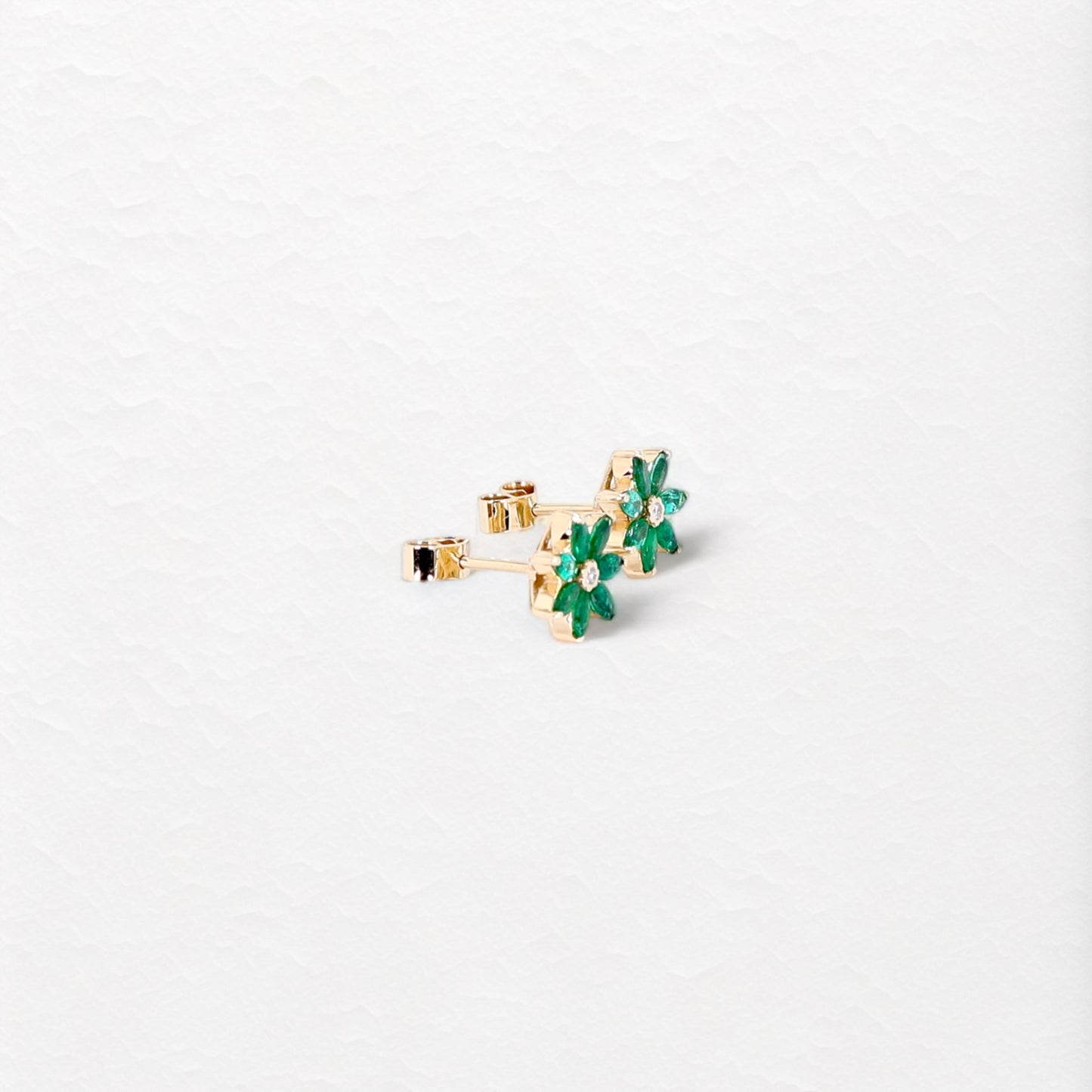 Bloom Earrings in Yellow Gold