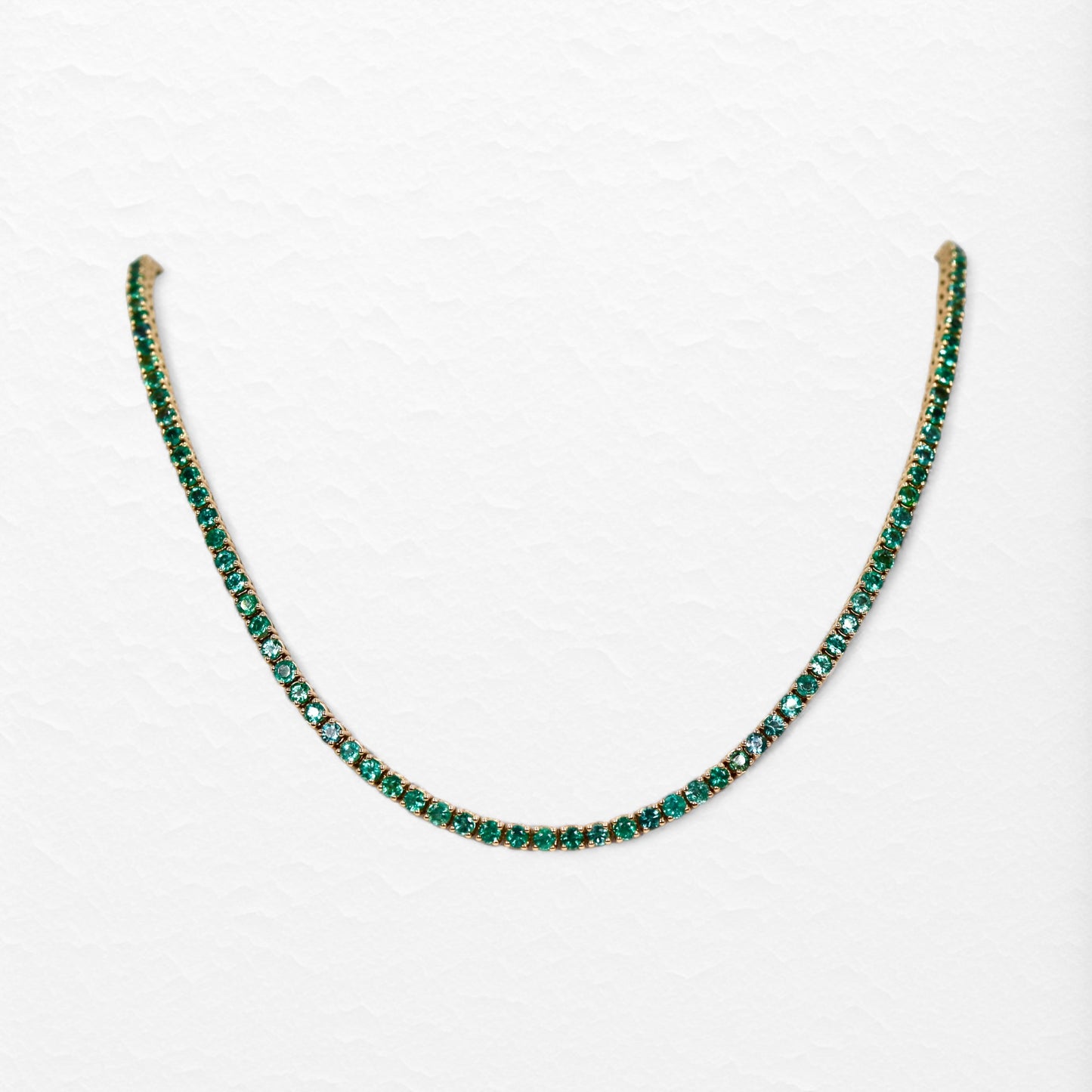 Opulence Tennis Chocker in Yellow Gold