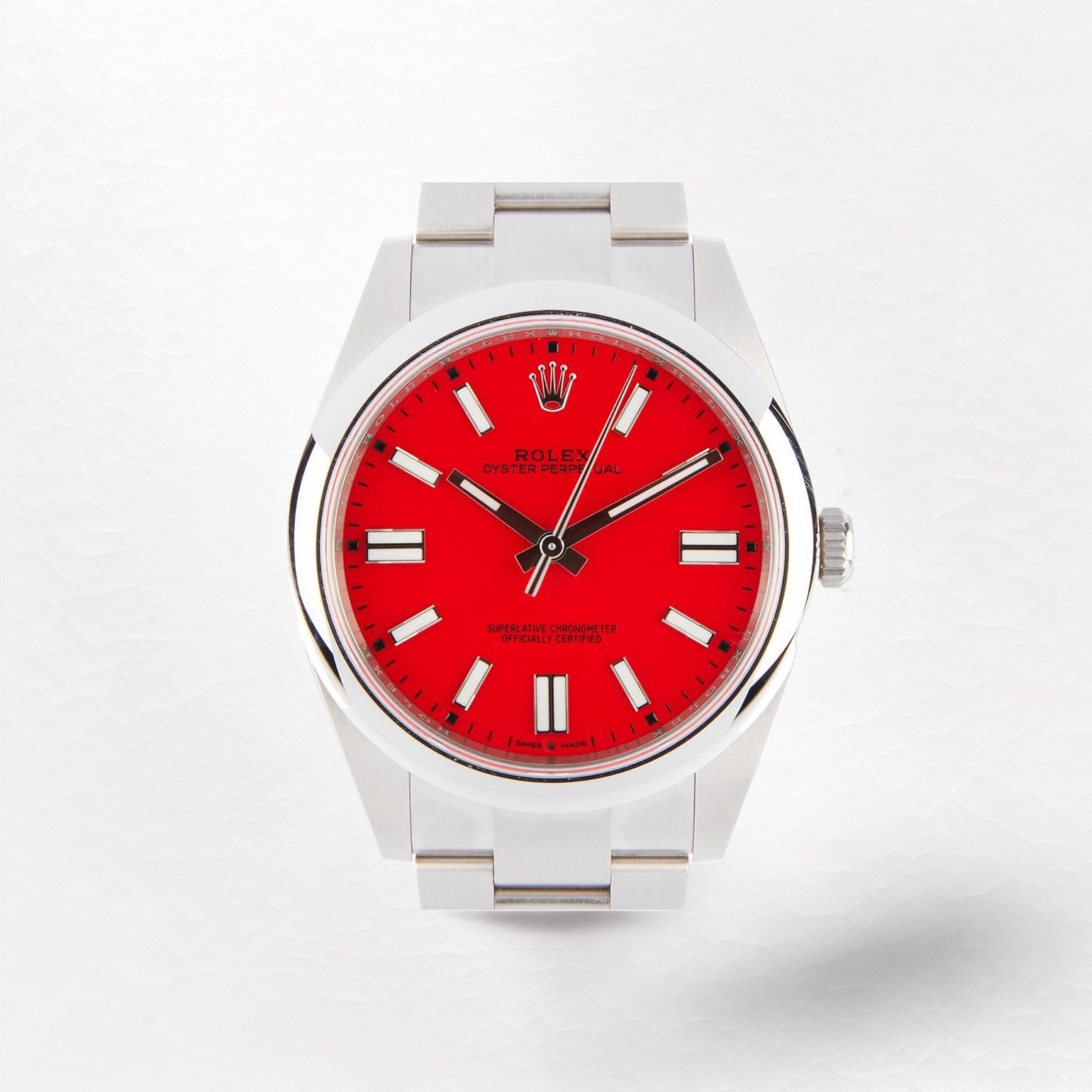 Rolex Oyster-Perpetual "Coral Red" 124300