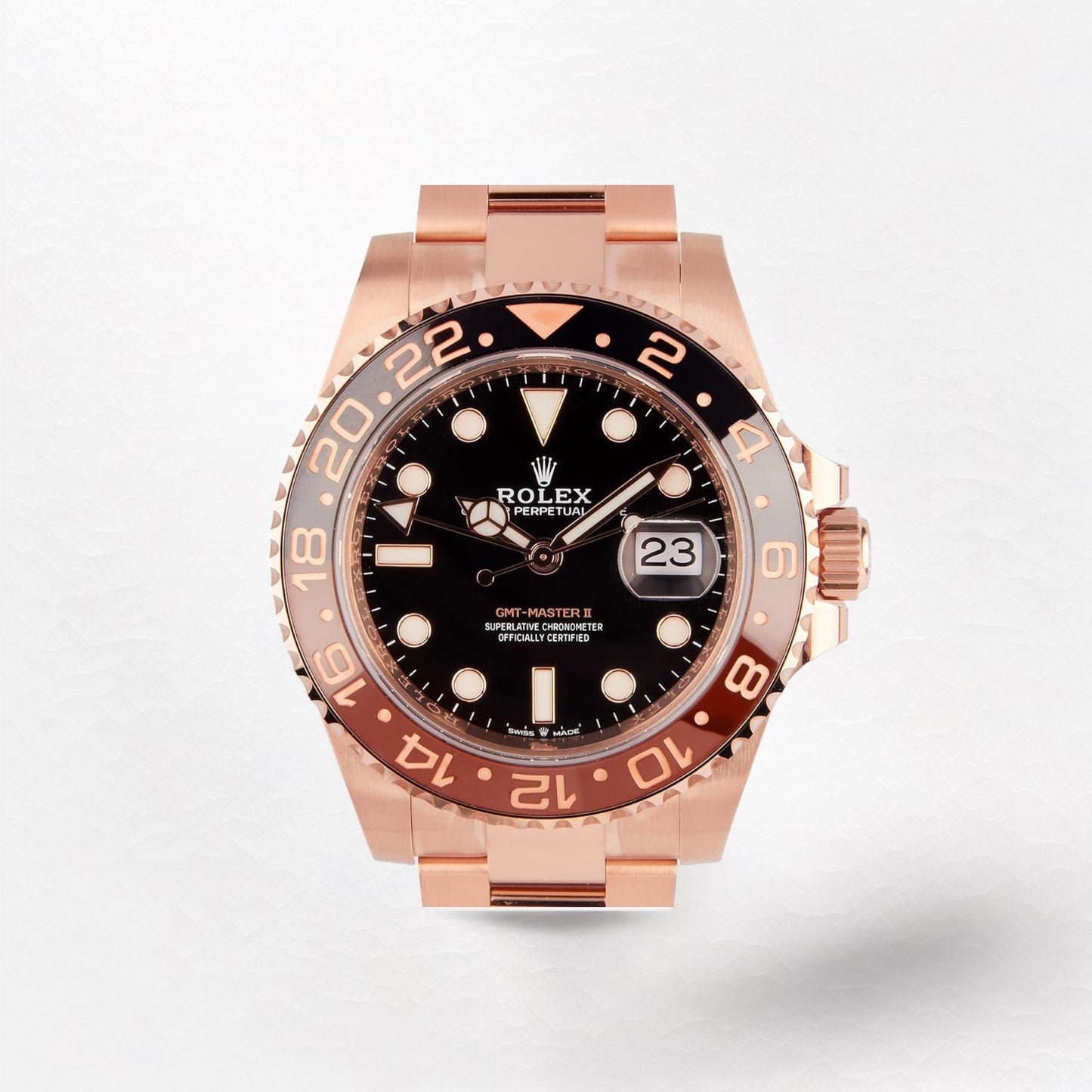 Rolex GMT-Master II "Root-Beer" Full Everose 126715CHNR