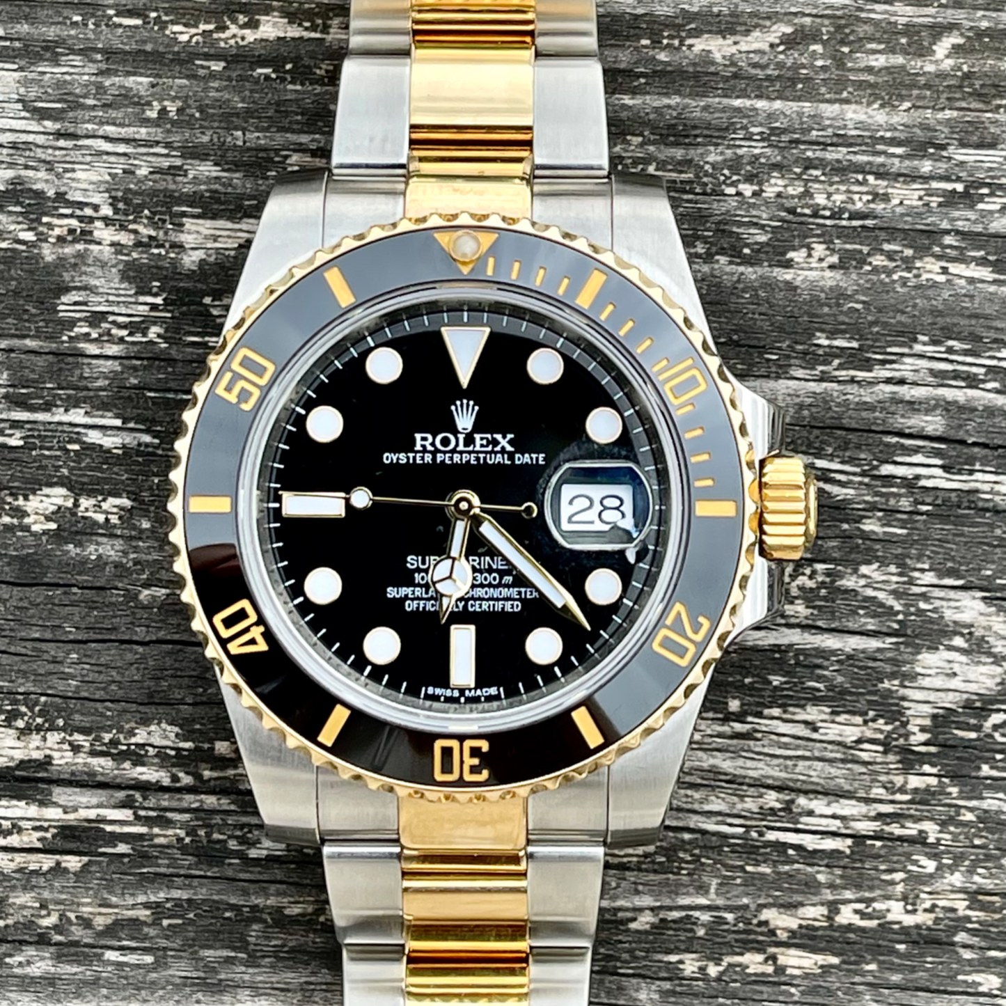 Rolex Submariner Black Dial, Two-Tone 126613LN